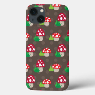 Pilz scherzt Muster Case-Mate iPhone Hülle