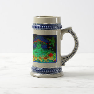 Pilz-Tee Stein Bierglas