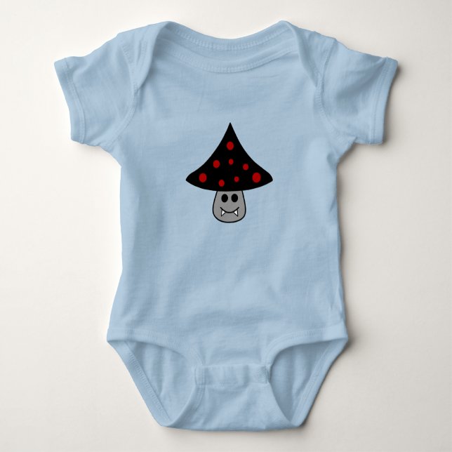 Pilz-Vampirs-Baby-Bodysuit Baby Strampler (Vorderseite)