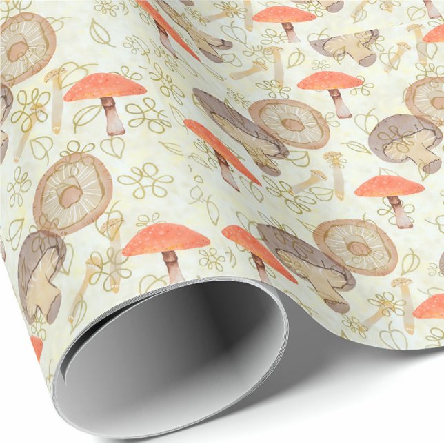 Pilz-Verpackungspapier Geschenkpapier (Von Creator hochgeladen)