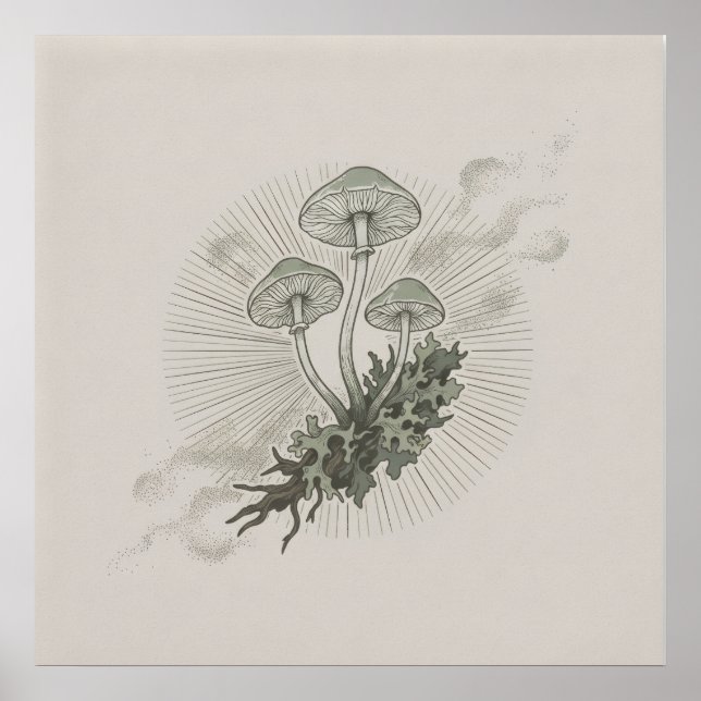 Pilz & Waldmyzel Poster (Vorne)