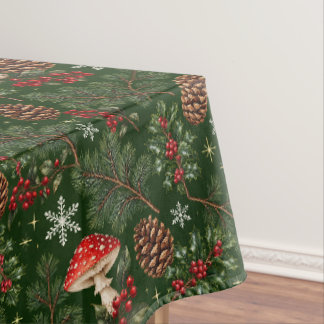 Pilz-Weihnachtsfest Tischdecke