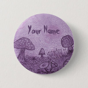 Pilz-Wiesen-Namen-Knopf Button