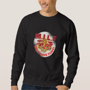 Pilz-Witz-Pilz-Grafikdesign Sweatshirt