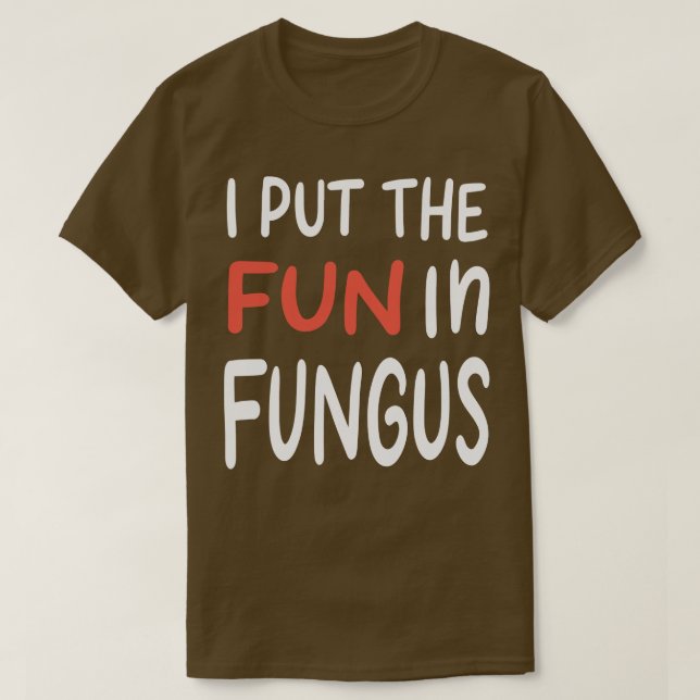Pilzauswahl T-Shirt (Design vorne)