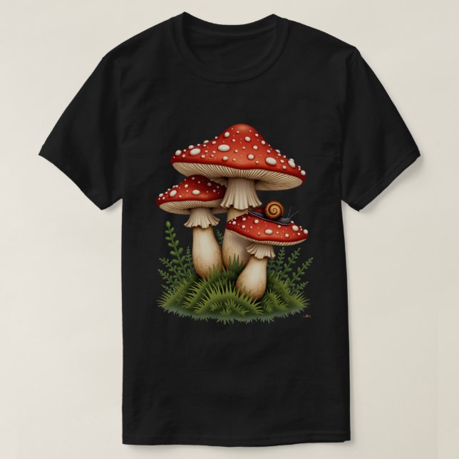 Pilzcluster T-Shirt (Design vorne)
