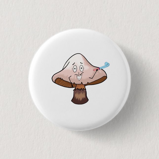 Pilzdesign, Party-Pilz Button (Vorderseite)