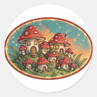 Pilzdorf Runder Aufkleber