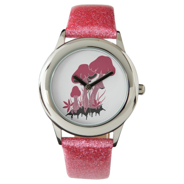 Pilze. Armbanduhr (Vorderseite)