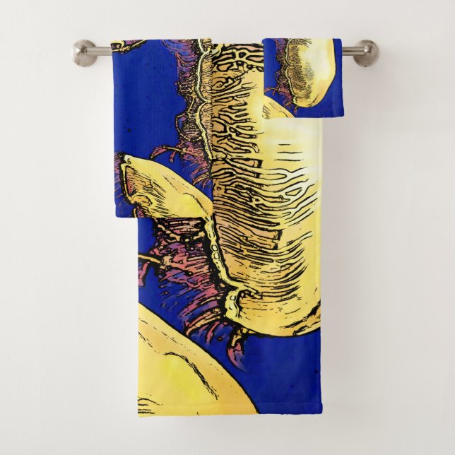 Pilze aus dem Meer - Quallen Badhandtuch Set (Insitu)