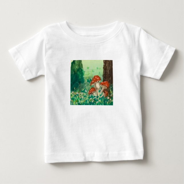 Pilze Baby T-shirt (Vorderseite)