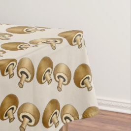 Pilze Button Portabella Fungi Pizza Toppings Tischdecke