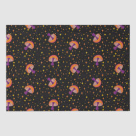 Pilze der Herbstmagie_schwarz Seidenpapier