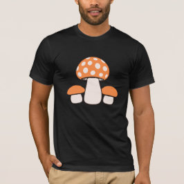 Pilze Drei Gruppe Gepunktet Familie Pilze Natur T-Shirt