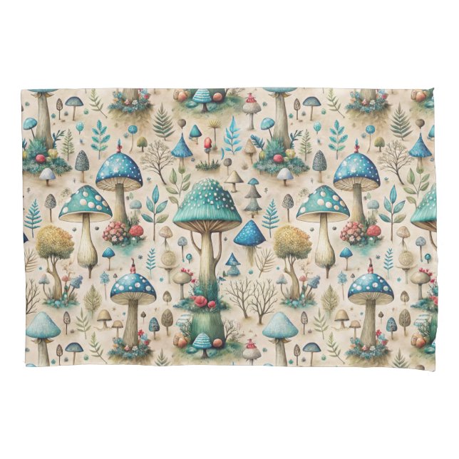 Pilze Fairyland Kids Kissenbezug (Vorderseite)