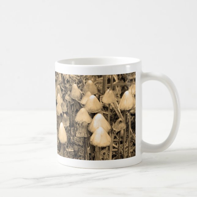 Pilze in Sepia Kaffeetasse (Rechts)