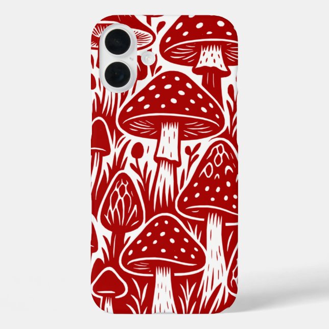Pilze iPhone 16 Plus Hülle (Rückseite)