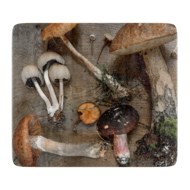 Pilze Liebe Fungi Schneidebrett (Vorderseite)
