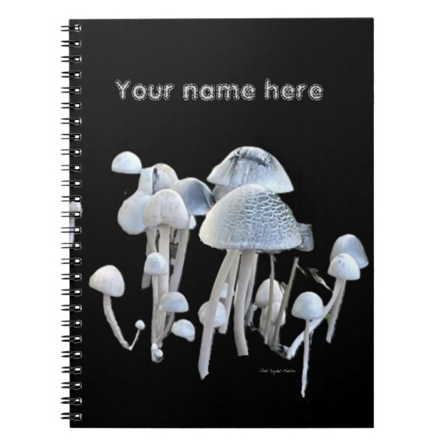 Pilze Notizbuch Notizblock (Vorderseite)