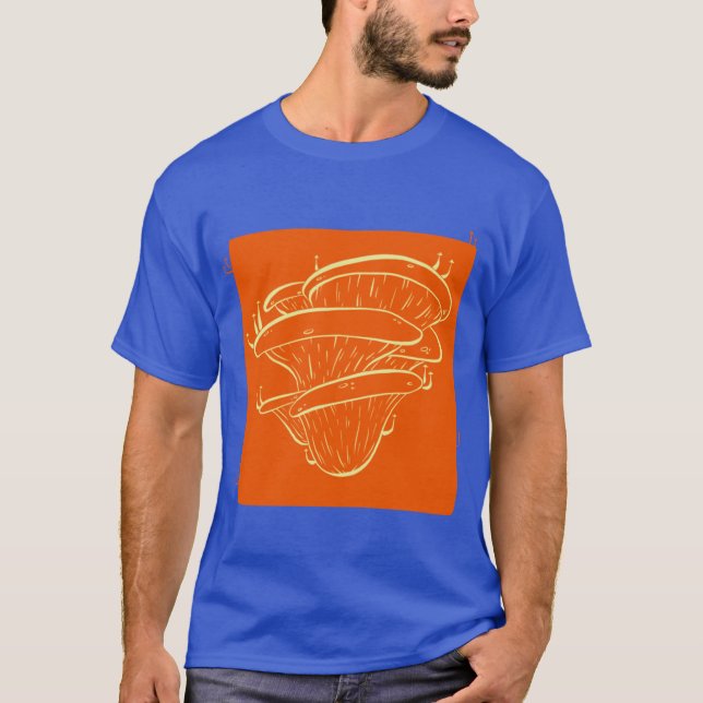 Pilze Oversized T-Shirt (Vorderseite)