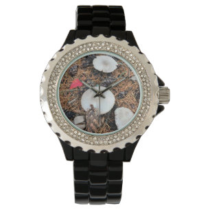 Pilze & Pine Cones Armbanduhr