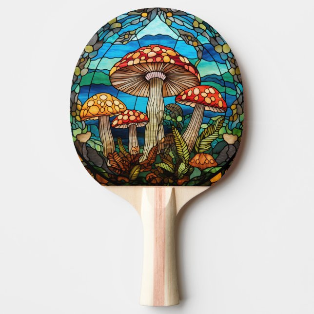 Pilze Ping Pong Paddle Tischtennis Schläger (Vorderseite)