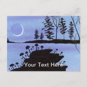 Pilze Postkarte
