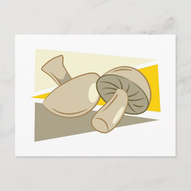 Pilze Postkarte (Vorderseite)