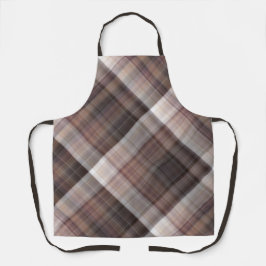 Pilze Rustikale Braune Plaid Schürze