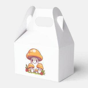 Pilze sammeln, glücklicher kawaii Stil Geschenkschachtel