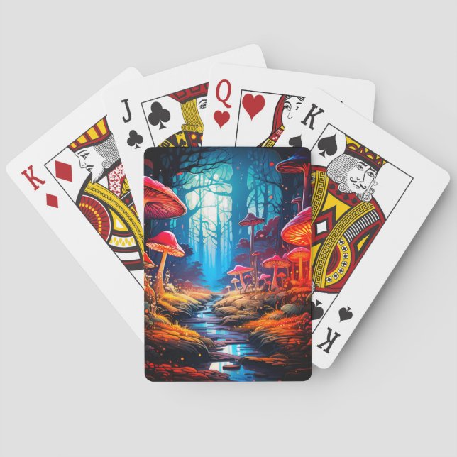 Pilze Spielkarten (Rückseite)