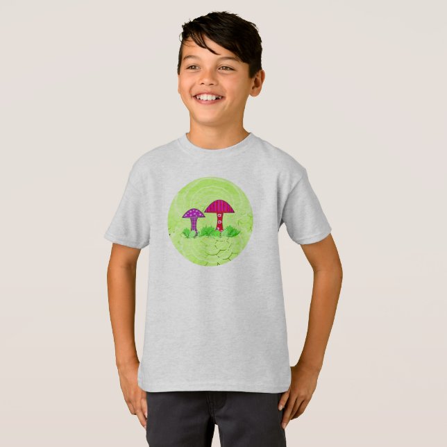 Pilze-T - Shirt (Vorne ganz)