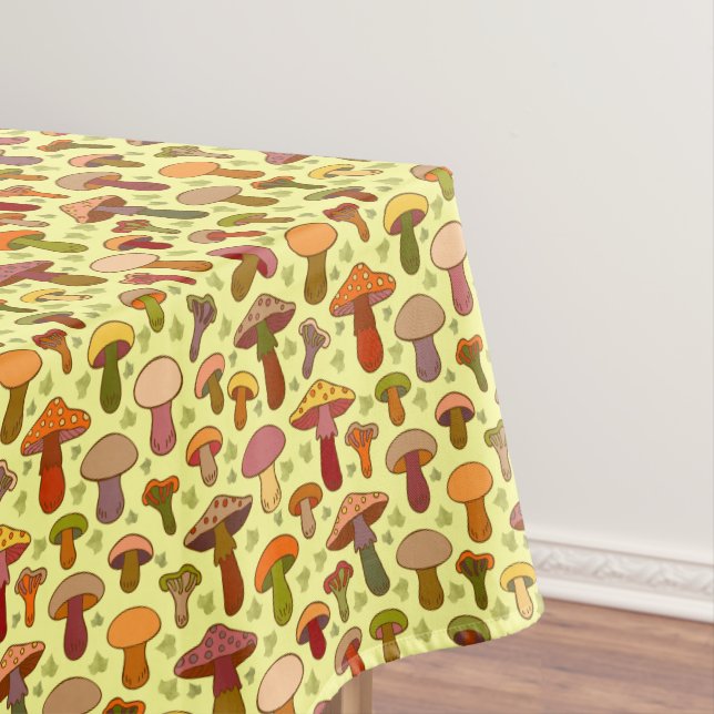 Pilze Tischdecke (Beispiel)