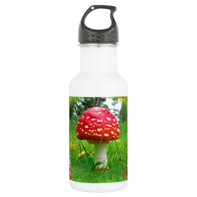 Pilze Trinkflasche (Vorderseite)