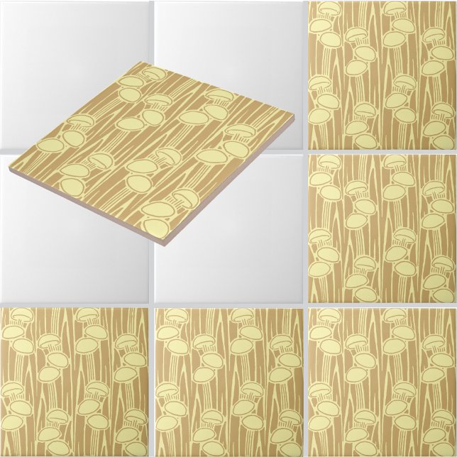 Pilze und Gras-Muster Fliese (Von Creator hochgeladen)