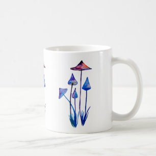 Pilzewatercolor-Kunst-Klassiker-Tasse Kaffeetasse