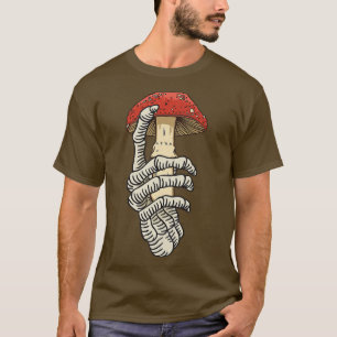 Pilzformel Jagd Dunkler Kern Skeleto T-Shirt