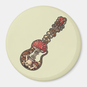 Pilzgitarre Magnet