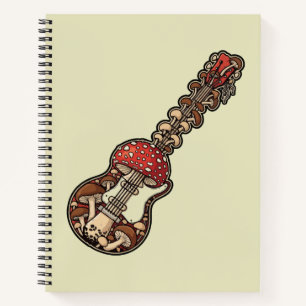 Pilzgitarre Notizbuch