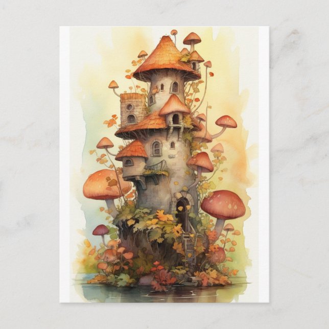 Pilzhaus Postkarte (Vorderseite)