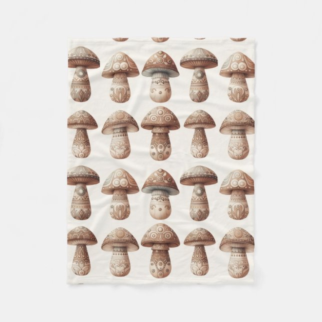 Pilzhersteller Fleecedecke (Vorderseite)