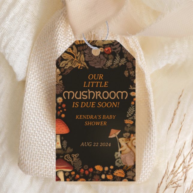 Pilzholz-Tierwald Kinderdusche Geschenkanhänger (Von Creator hochgeladen)