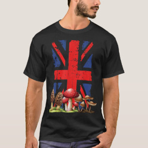 Pilzidee für Männer & Mykologie-Idee mit Morchel M T-Shirt