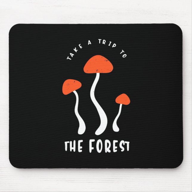 Pilzjäger machen eine Waldreise Mousepad (Vorne)