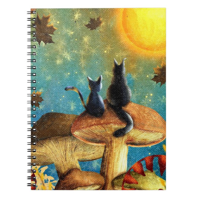 Pilzkatzen Notizblock (Vorderseite)