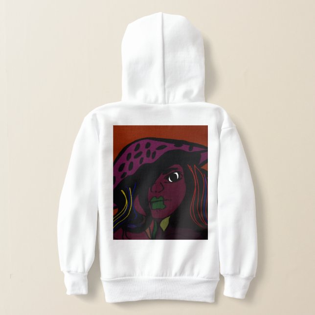 Pilzmädchen Hoodie (AblageHinten)
