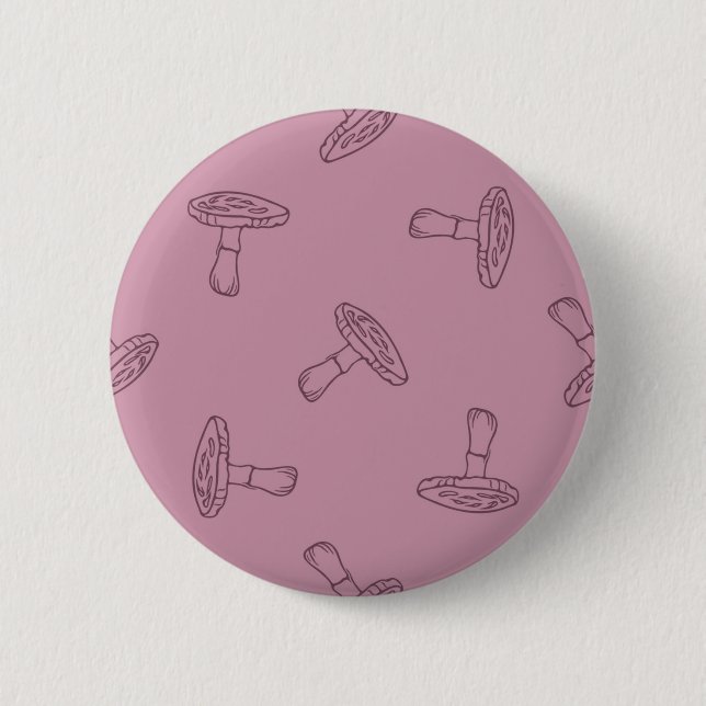 Pilzmuster Button (Vorderseite)
