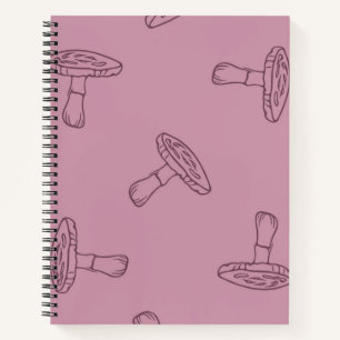 Pilzmuster Notizbuch