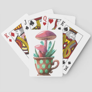 Pilzpilze aus Pilzen im Pilz Spielkarten