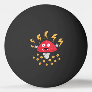 Pilzrockstar - Punky Fungus von Metall Tischtennisball